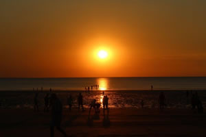 Sunset at the Beach in Darwin